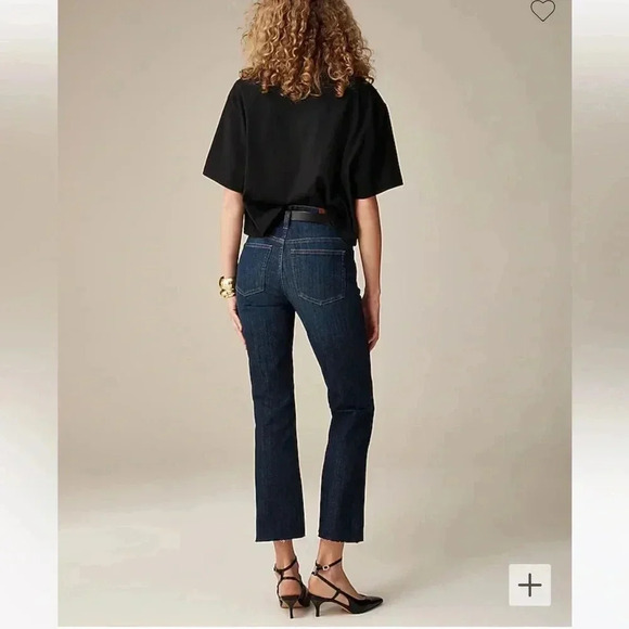 J.Crew 9” Demi Boot Crop Stretch Comfy Jean Size 31 - Picture 2 of 6